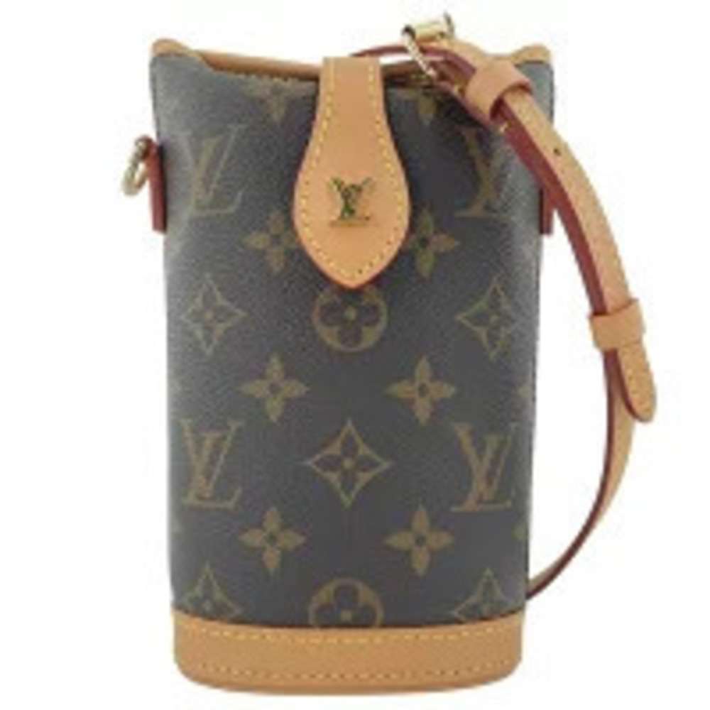 Louis Vuitton Fold Me Pouch Clutch Monogram Shoulder Bag Crossbody Pochette RS